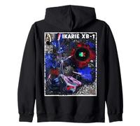 Imarie XB-1 Ícaro de Ciencia ficción Vintage Sudadera con Capucha