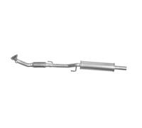 IMASAF Silenciador Intermedio Compatible Para VW Fox 5Z1 5Z3 1.4