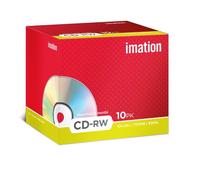 Imation 10 x CD-RW 700MB - CD-RW vírgenes (CD-RW, Caja de Joyas)