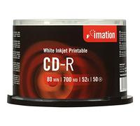 Imation 17304 - Pack de CD-R vírgenes (50 Unidades, 700 MB, 80 Minutos, 52 x)