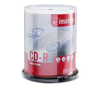 Imation 52x Certificado CD-R 700MB 80 Min Spindle Imation 100 Discs