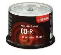 Imation CD-R 52x Thermal Printable (50) - CD-RW vírgenes (Caja para Pastel)