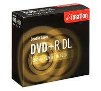 Imation DVD+R DL 8,5 GB 5 Pieza(s) - DVD+RW vírgenes (8,5 GB, DVD+R DL, 120 mm, 5 Pieza(s), 240 min, 2,4X)