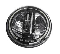IMAWUHM Auto Faros Delanteros Conjunto De Faros Delanteros LED De 7 Pulgadas, 12 V, 24 V, Luces De Circulación Diurna Para Chevy Para Camaro 1967-1981(1PC Black)