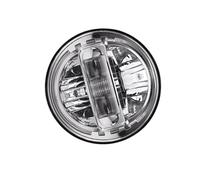 IMAWUHM Auto Faros Delanteros Conjunto De Faros Delanteros LED De 7 Pulgadas, 12 V, 24 V, Luces De Circulación Diurna Para Chevy Para Camaro 1967-1981(1PC Chrome)