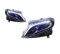 IMAWUHM Auto Faros Delanteros Faro Delantero LED Para Coche, Proyector DRL Dinámico Para Benz Para Vito 2013 2014 2015 2016 2017 2018 2019 W447(For Left Hand Drive)