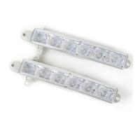IMAWUHM Auto Faros Delanteros Luz Diurna LED Para Coche (6 LED) Para Citroen C1 (2006-2017) Para C3 (2015-2019) 9677409380 9802795580 PG2044330(Derecha)