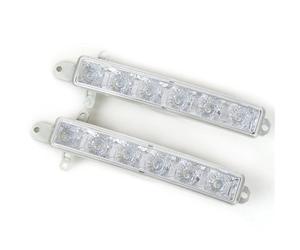 IMAWUHM Auto Faros Delanteros Luz Diurna LED Para Coche (6 LED) Para Citroen C1 (2006-2017) Para C3 (2015-2019) 9677409380 9802795580 PG2044330(Derecha)