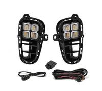 IMAWUHM Car Faros DRL Para Kia Para RIO 2017 2018 2019 2020 Luces LED De Circulación Diurna Luz De Día Intermitente Faros Antiniebla(B)