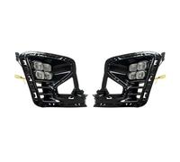 IMAWUHM Car Faros Parachoques Delantero DRL Para Kia Para Rio 2022-2023 Cubierta Luz Antiniebla LED Luces Circulación Diurna Con Luz Diurna Señal Giro Amarilla(White and Yellow)