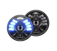 IMAWUHM Faro DRL Para Motocicleta 200W 200000LM Superbrillante Universal 12V 24V 575 Pulgadas Led Faro