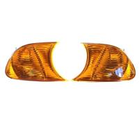 IMAWUHM Para E46 2 Puertas 1998-2001 Faro | 63126904299 63126904300 Luz De Curva Lateral Intermitente Izquierda Y Derecha Antiniebla Delantera(Yellow Lens,1 par)