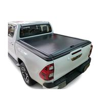 IMAWUHM Privacidad Cargo Cubierta Enrollable Manual Impermeable para Exteriores para Toyota para Hilux para Revo para Rocco 2015 2016 2017 2018 2019 2020 2021 2022 2023 Cubierta Carga