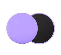 IMAXWAVE Discos deslizantes de doble cara para fitness, yoga y pilates, discos de deslizamiento, sliders para ejercicio y core, discos de entrenamiento, discos para planchas en casa y gimnasio Morado