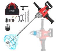 IMAYCC 3200W Mezcladora De Mortero Eléctrico,2 en 1 Multifuncional Batidora Mortero,Mezclador De Mortero Para Taladrar y Mezclar, Hormigoneras Electricas Para Mezclar Pienso,Pintura, Cemento