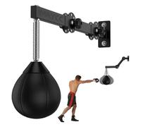 IMAYCC Bolsa de velocidad, altura ajustable y plegable, bolas de velocidad plegables, bolsa de reflejos, equipo de boxeo para aliviar el estrés, regalos para hombres, adultos, adolescentes y niños, se