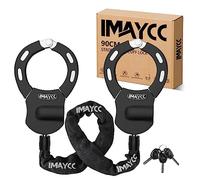 IMAYCC Candado Patinete Electrico,Candado Esposas Bicicleta Antirrobo, Candado bicicleta Ideal para Motos, Verjas, Vallas, Scooters, Cochecitos de Niños, Etc.