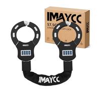 IMAYCC Cerradura para scooter E con código numérico, 8 mm de grosor para scooter eléctrico, cerradura de esposas para scooter eléctrico, candado de bicicleta, candados de alta seguridad, motocicleta