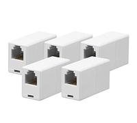 iMBAPrice® Premium acoplador para - Alargador de Cable Ethernet Cat5 y 6 Hembra a Hembra RJ45 Modular Inline Coupler