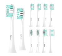 Imbomsi Cepillos de repuesto compatibles con Philips Sonicare todas las series HX (HX6018,C1,C2,C3,W2..), cabezales de cepillo de dientes eléctrico sónico, eliminación óptima de placa, cerdas suaves