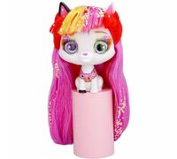 IMC- Gatita VIP Pets Cats. Gatas de 9,5 Cm y Cabello 30 cm (Exp 6 Piezas) Mod Sdos, Multicolor (713031)