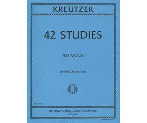 IMC KREUTZER - 42 ETUDES POUR VIOLON Tuition books & learning materia Violin