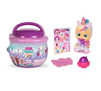 BEBÉS LLORONES LÁGRIMAS MÁGICAS Fantasy Casita Alada | Mini muñeca Sorpresa coleccionable con purpurina que llora de verdad y Accesorios - Juguete para niñas y niños +3 Años