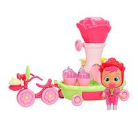 IMC Toys BEBÉS LLORONES LÁGRIMAS MÁGICAS Flowers Playset | Playset del Personaje Rose y 17 Accesorios para Simular Crear Perfumes - Juguete para niños y niñas +3 Años
