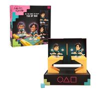 Juego Desafio Juego de la Cuerda de El Juego de El Calamar, Mini Set, Recrea la Escena con 2 Figuras Exclusivas, Reto de la Serie de Netflix para Jugar y Exhibir, para Adultos a partir de 17 Años