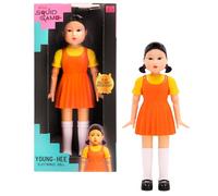 IMC Toys Figura Young-Hee de El Juego del Calamar, Juega a Luz Roja, Luz Verde, 2 Sensores de Movimiento, Cabeza Giratoria, Sonido y los Ojos se Iluminan, para Coleccionismo, para Adultos +17 Años