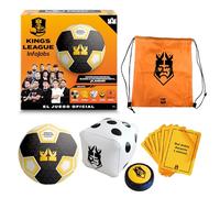 IMC Toys Juego Oficial Kings League- Juego de Futbol Recrea un Partido Real de la Kings League. Incluye, Balón, Cartas y Pulsador NIÑOS y NIÑAS +6 años
