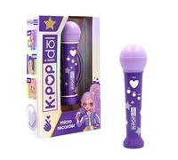 IMC Toys K-Pop Idol Juguete Musical Micrófono Inspirado en el K-Pop con Grabación de Voz, Sonidos Integrados para una Experiencia de Actuación Real Fans a Partir de 3 Años de Edad