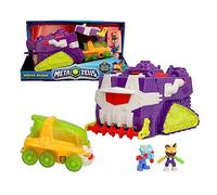 IMC Toys METAZELLS Wrock Raider - Vehicle Vehículo Grande con Muchas Funciones Que Incluye Otro vehículo más pequeño y Figuras Metazells-Regalo óptimo para NIÑOS y NIÑAS +4 años
