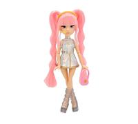 K-POP IDOL Muñeca Yuni Fashion Doll Estilo K-Pop Moonlight, Cabello Rosa Trenzado. 3 Accesorios para Crear Outfits Optimo para Fans a Partir de 3 Años de Edad