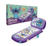 IMC Toys Stitch Super Pinball, Juego al Estilo de Stitch, Golpea la Bola y Haz el Máximo de Puntos, Arcade en Version Porttatil, Juguete Regalo para Niños y Niñas de 4 a 6 Años