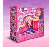 VIP Pets Glam Gems la Peluquería de Fabio y Fabia, Playset Salón con la Muñeca Exclusiva Shiara y 17 Accesorios, Juguete Regalo para Niños y Niñas 3 Años, 714687