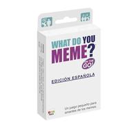 IMC Toys What DO You Meme? Travel Card Game, Versión de Viaje, para Llevar la Diversión Allá Donde Vayas, Compite y CREA los Memes Más Graciosos, Juego para Adultos Mayores de 13 Años