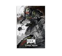 IMCAY Doom Dark Ages Oil Painting Art Poster Pintura Decorativa Lienzo Arte Mural Salón Póster Dormitorio Pintura 30x45 cm (30 x 45 cm)