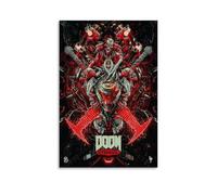 IMCAY Doom Dark Ages Poster Pintura Decorativa Lienzo Arte de Pared Salón Póster Dormitorio Pintura 30x45 cm (30 x 45 cm)