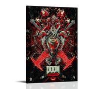 IMCAY Doom Dark Ages Poster Pintura Decorativa Lienzo Arte de Pared Salón Póster Dormitorio Pintura 20 x 30 Pulgadas (50 x 75 cm)