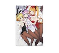 IMCAY Póster de anime Re Zero Póster Pintura Decorativa Lienzo Arte de Pared Salón Póster Dormitorio Pintura 40 x 60 cm (40 x 60 cm)