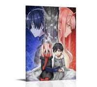 IMCAY Zero Two And Hiro Póster Pintura Decorativa Lienzo Arte de Pared Salón Póster Dormitorio Pintura 30 x 45 cm (30 x 45 cm)