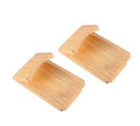 IMCCZONY 2 Uds. Protector de Manos para Descascarar Ostras, Abrazadera para Descascarar Ostras, Mariscos, Herramienta para Descascarar Ostras, Clip de Madera para Descascarar Ostras