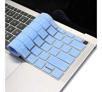 imComor Funda de silicona para teclado para MacBook Air de 13 pulgadas A1932 2018 para Apple MacBook Air de 13 pulgadas con pantalla Retina versión 2018 A1932, funda protectora de teclado, color azul