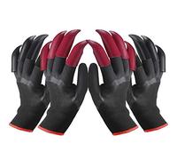 IME Guantes de jardín con garras impermeables para jardinería, guantes para excavar plantación de granja, guantes de trabajo con 8 garras, la mejor opción para jardín, 2 pares
