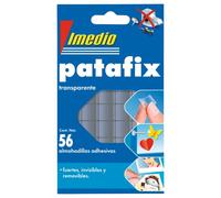 IMEDIO patafix Masilla Adhesiva Trasnparente Removible,56 UDS