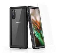 IMEIKONST Funda Impermeable IP68 Samsung Galaxy Note 10, Carcasa Resistente Militar Antigolpes con Protección de 360°, Agua Sumergible Acuatica Estanca Antipolvo para Samsung Note 10. Negro FS