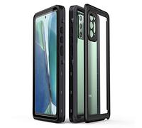 IMEIKONST Funda Impermeable IP68 Samsung Galaxy Note 20, Carcasa Resistente Militar Antigolpes con Protección de 360°, Agua Sumergible Acuatica Estanca Antipolvo para Samsung Note 20. Negro FS