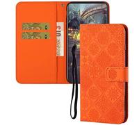 IMEIKONST Funda para Samsung Galaxy A05S Carcasa con Tapa Cuero PU Flip Case Móvil Cartera Magnético Cover con Soporte y Bolsillo para Tarjetas, para Samsung A05S. Naranja XCH