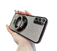 IMEIKONST Funda para Samsung Galaxy Note 20 con Anillo de Soporte, Parte Trasera Transparente Resistente a Arañazos Antigolpes Protección Grado Militar Carcasa para Samsung Note 20. Negro DS1